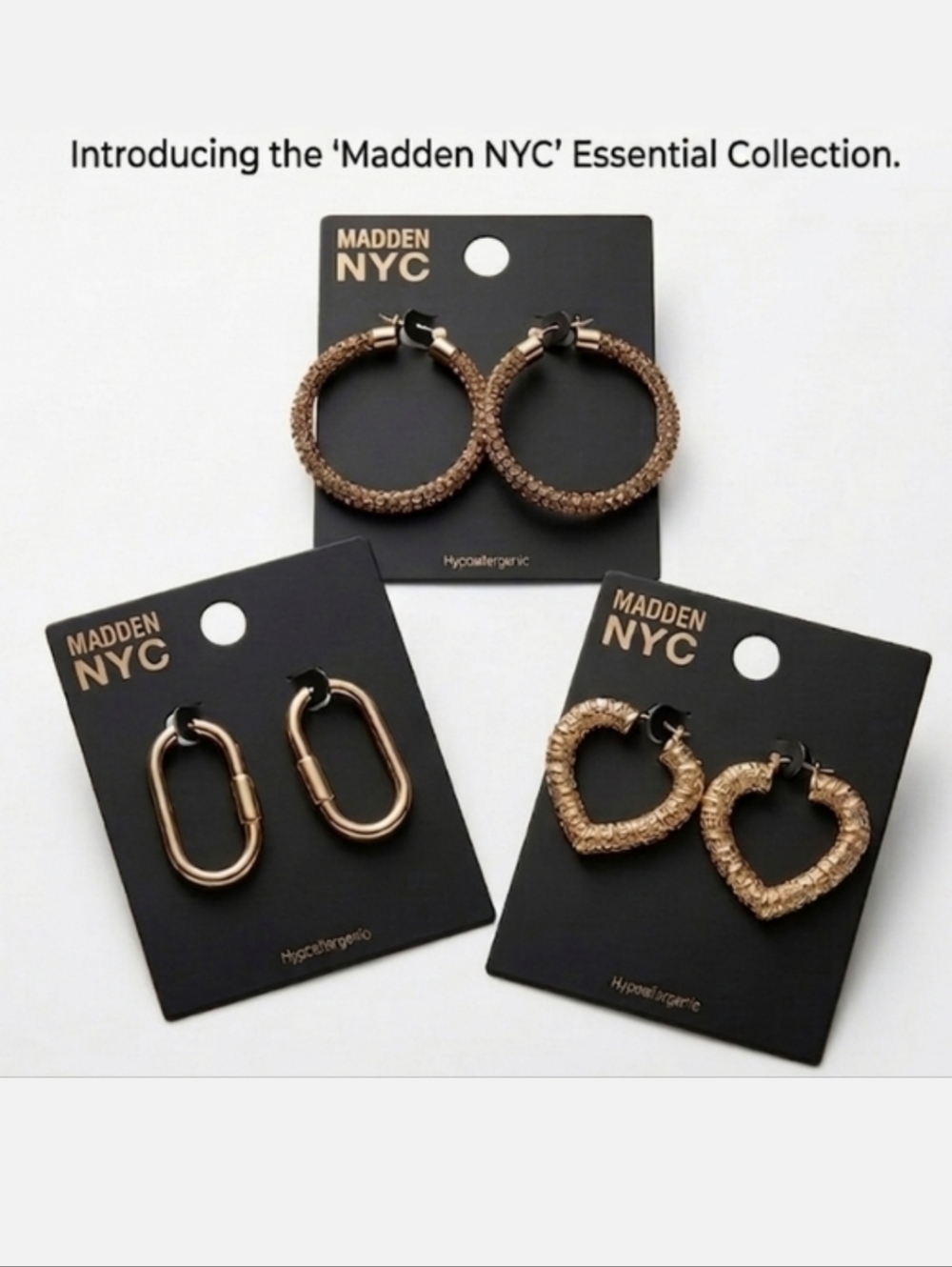 Madden NYC Gold Earring Bundle